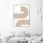 Beige Arc Poster by Elena Ristova on GIANT ART - abstract abstract