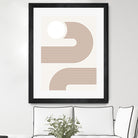 Beige Arc Poster by Elena Ristova on GIANT ART - abstract abstract