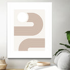 Beige Arc Poster by Elena Ristova on GIANT ART - abstract abstract
