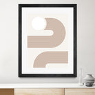 Beige Arc Poster by Elena Ristova on GIANT ART - abstract abstract