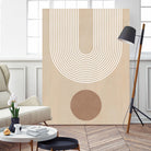 Beige Arc Poster by Elena Ristova on GIANT ART - abstract abstract