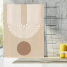 Beige Arc Poster by Elena Ristova on GIANT ART - abstract abstract
