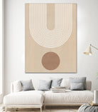 Beige Arc Poster by Elena Ristova on GIANT ART - abstract abstract