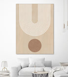 Beige Arc Poster by Elena Ristova on GIANT ART - abstract abstract