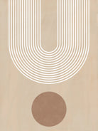 Beige Arc Poster by Elena Ristova on GIANT ART - abstract abstract