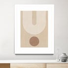 Beige Arc Poster by Elena Ristova on GIANT ART - abstract abstract
