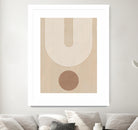 Beige Arc Poster by Elena Ristova on GIANT ART - abstract abstract