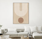 Beige Arc Poster by Elena Ristova on GIANT ART - abstract abstract