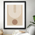 Beige Arc Poster by Elena Ristova on GIANT ART - abstract abstract