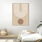 Beige Arc Poster by Elena Ristova on GIANT ART - abstract abstract