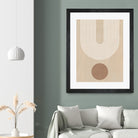 Beige Arc Poster by Elena Ristova on GIANT ART - abstract abstract