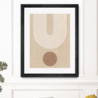 Beige Arc Poster by Elena Ristova on GIANT ART - abstract abstract