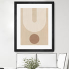 Beige Arc Poster by Elena Ristova on GIANT ART - abstract abstract