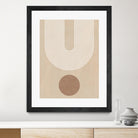 Beige Arc Poster by Elena Ristova on GIANT ART - abstract abstract