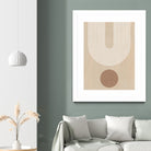 Beige Arc Poster by Elena Ristova on GIANT ART - abstract abstract