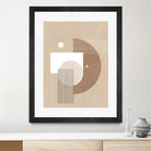 Neutral Semicircles Poster by Elena Ristova on GIANT ART - abstract abstract