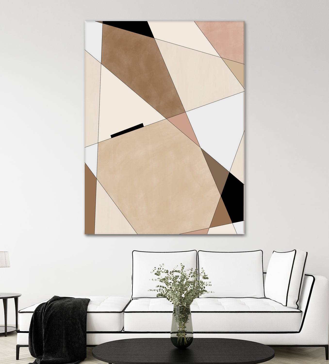 Geometric Beige art No.1 by Elena on GIANT ART - illustration beige