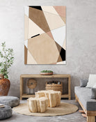 Geometric Beige art No.1 by Elena on GIANT ART - illustration beige