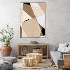 Geometric Beige art No.1 by Elena on GIANT ART - illustration beige