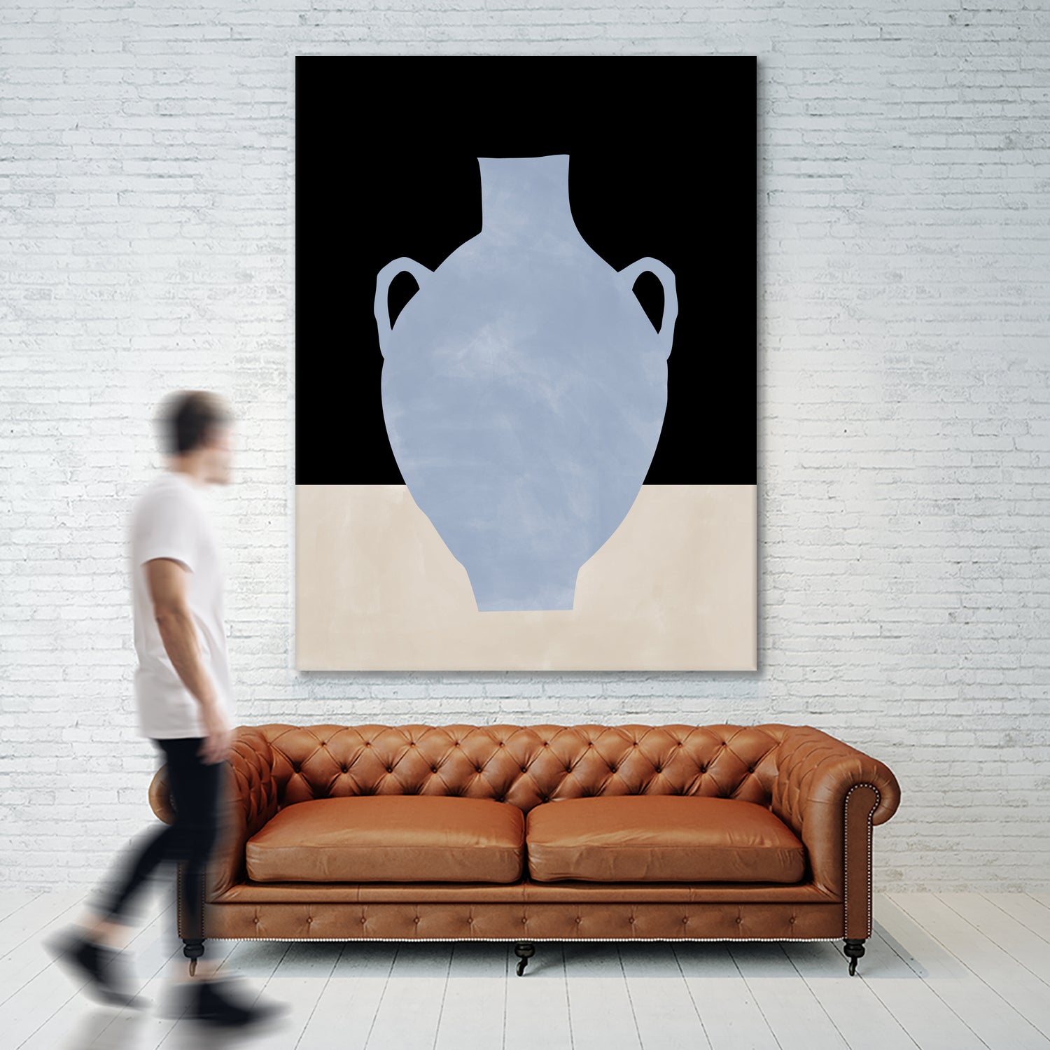 3x4 Aspectratio  Indigo34 by Elena on GIANT ART - illustration vase