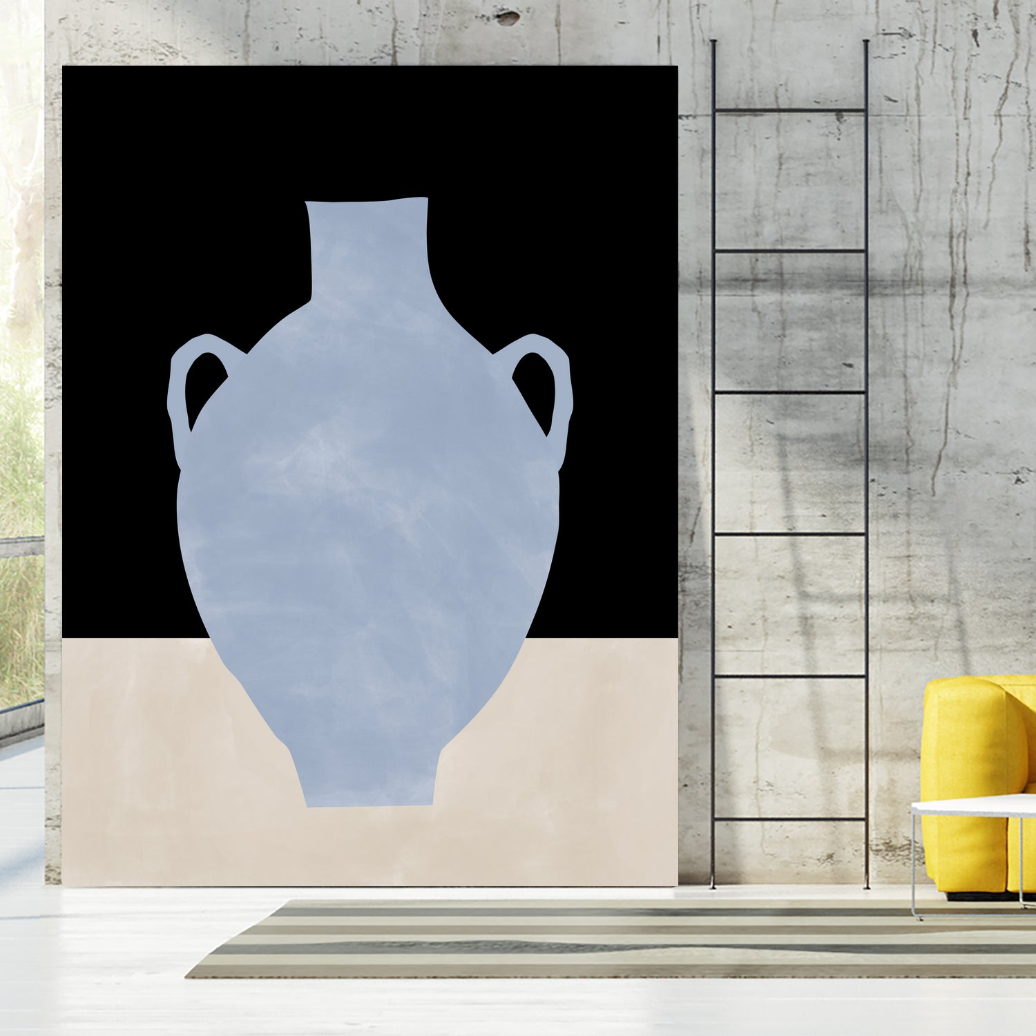 3x4 Aspectratio  Indigo34 by Elena on GIANT ART - illustration vase