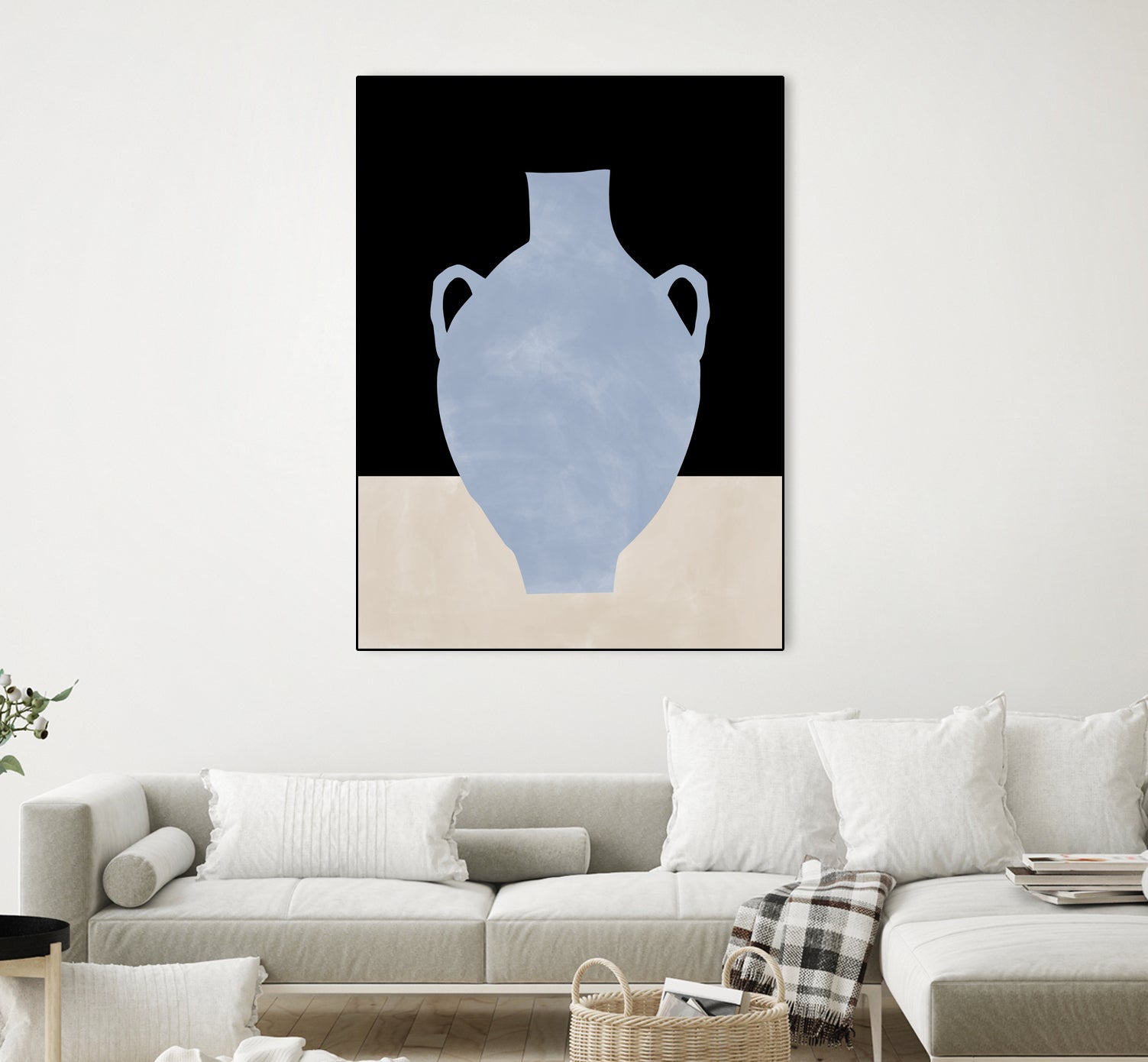 3x4 Aspectratio  Indigo34 by Elena on GIANT ART - illustration vase