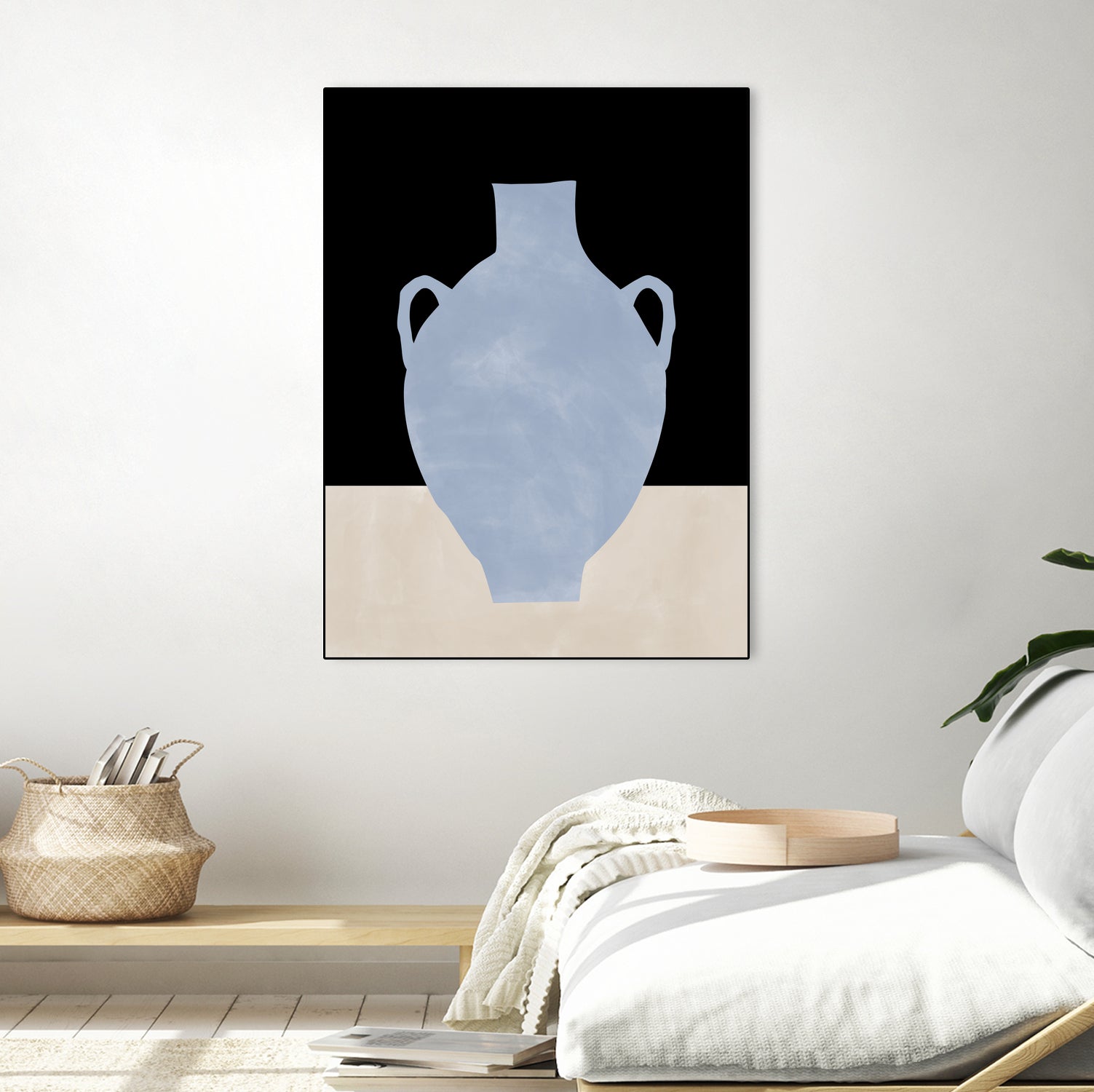 3x4 Aspectratio  Indigo34 by Elena on GIANT ART - illustration vase