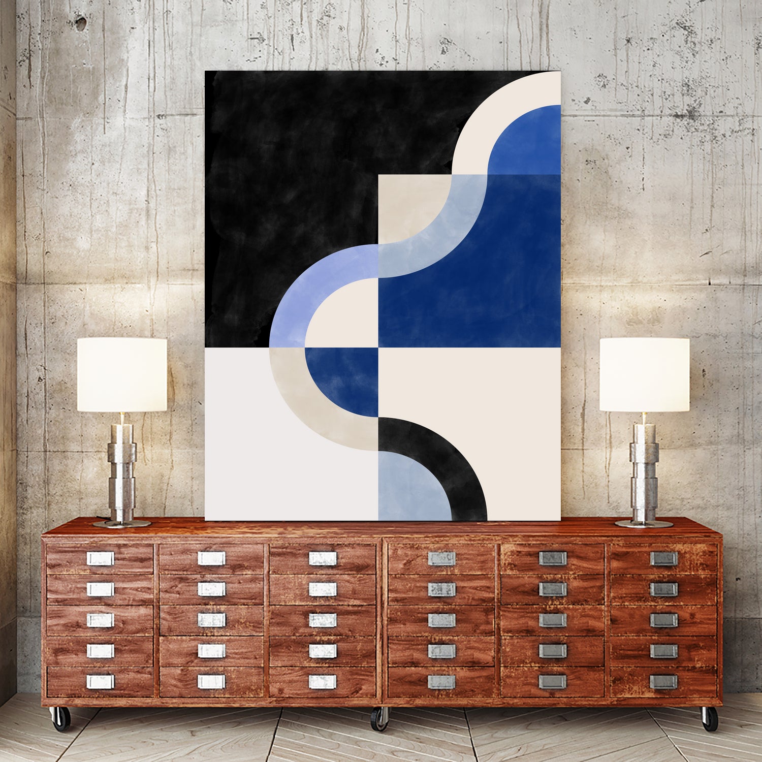 Curved Harmony by Elena Ristova on GIANT ART - abstract abstract