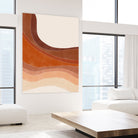 Layered Bands In Earthy Tones by Elena Ristova on GIANT ART - abstract abstract