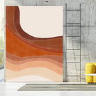 Layered Bands In Earthy Tones by Elena Ristova on GIANT ART - abstract abstract