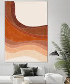 Layered Bands In Earthy Tones by Elena Ristova on GIANT ART - abstract abstract
