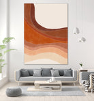 Layered Bands In Earthy Tones by Elena Ristova on GIANT ART - abstract abstract