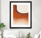 Layered Bands In Earthy Tones by Elena Ristova on GIANT ART - abstract abstract