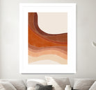 Layered Bands In Earthy Tones by Elena Ristova on GIANT ART - abstract abstract