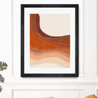 Layered Bands In Earthy Tones by Elena Ristova on GIANT ART - abstract abstract