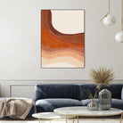 Layered Bands In Earthy Tones by Elena Ristova on GIANT ART - abstract abstract