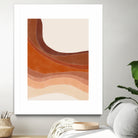 Layered Bands In Earthy Tones by Elena Ristova on GIANT ART - abstract abstract