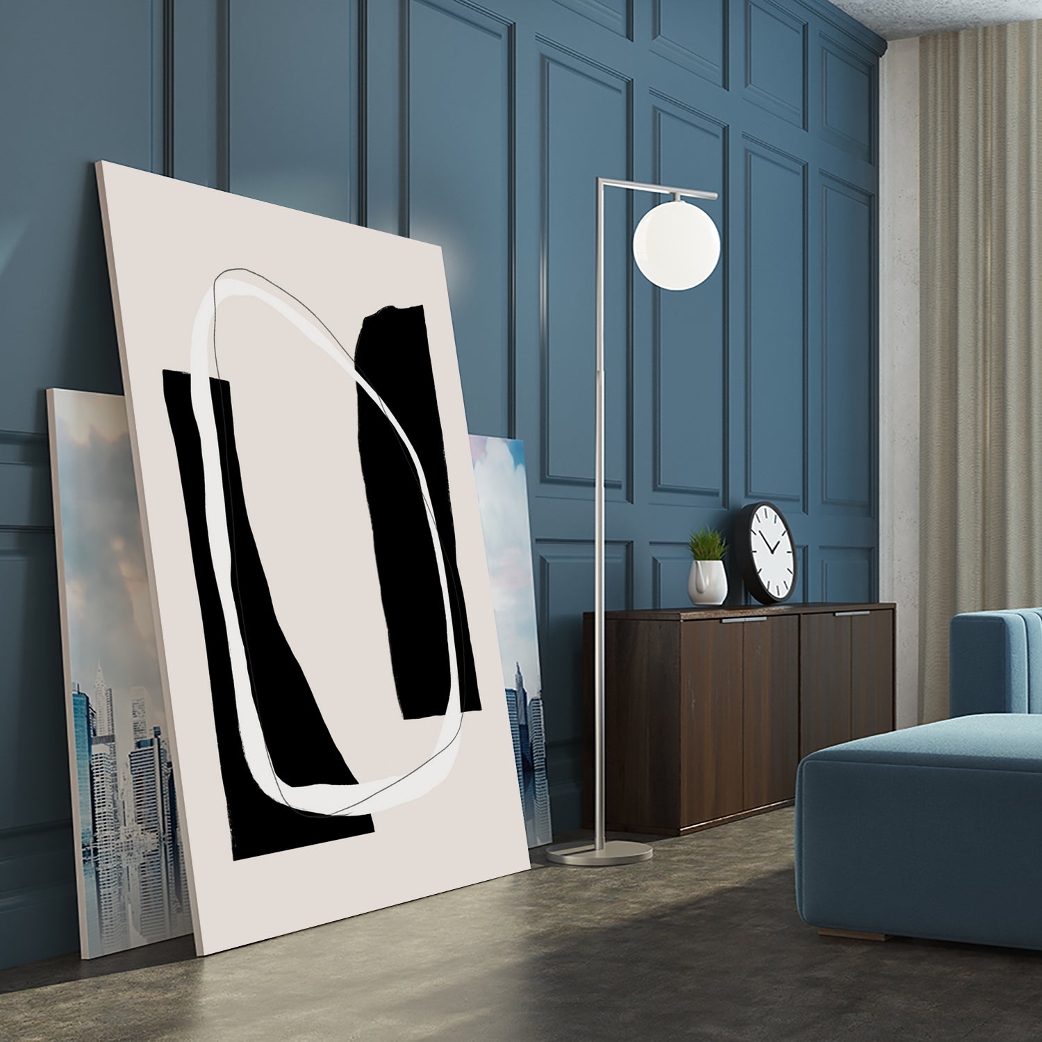 Monochrome Geometric Shapes by uplusmestudio on GIANT ART - minimalist art abstract minimalist art