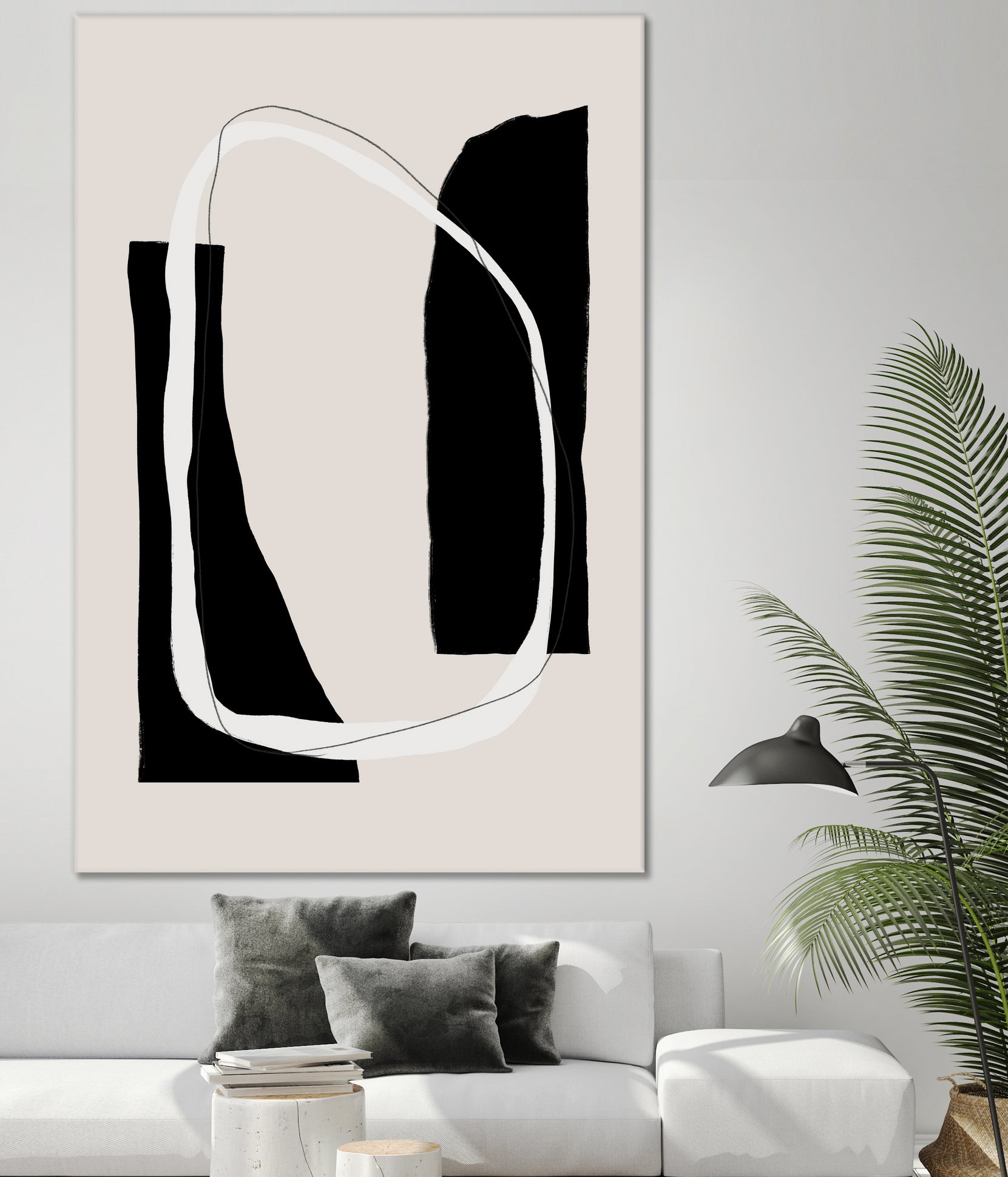 Monochrome Geometric Shapes by uplusmestudio on GIANT ART - minimalist art abstract minimalist art
