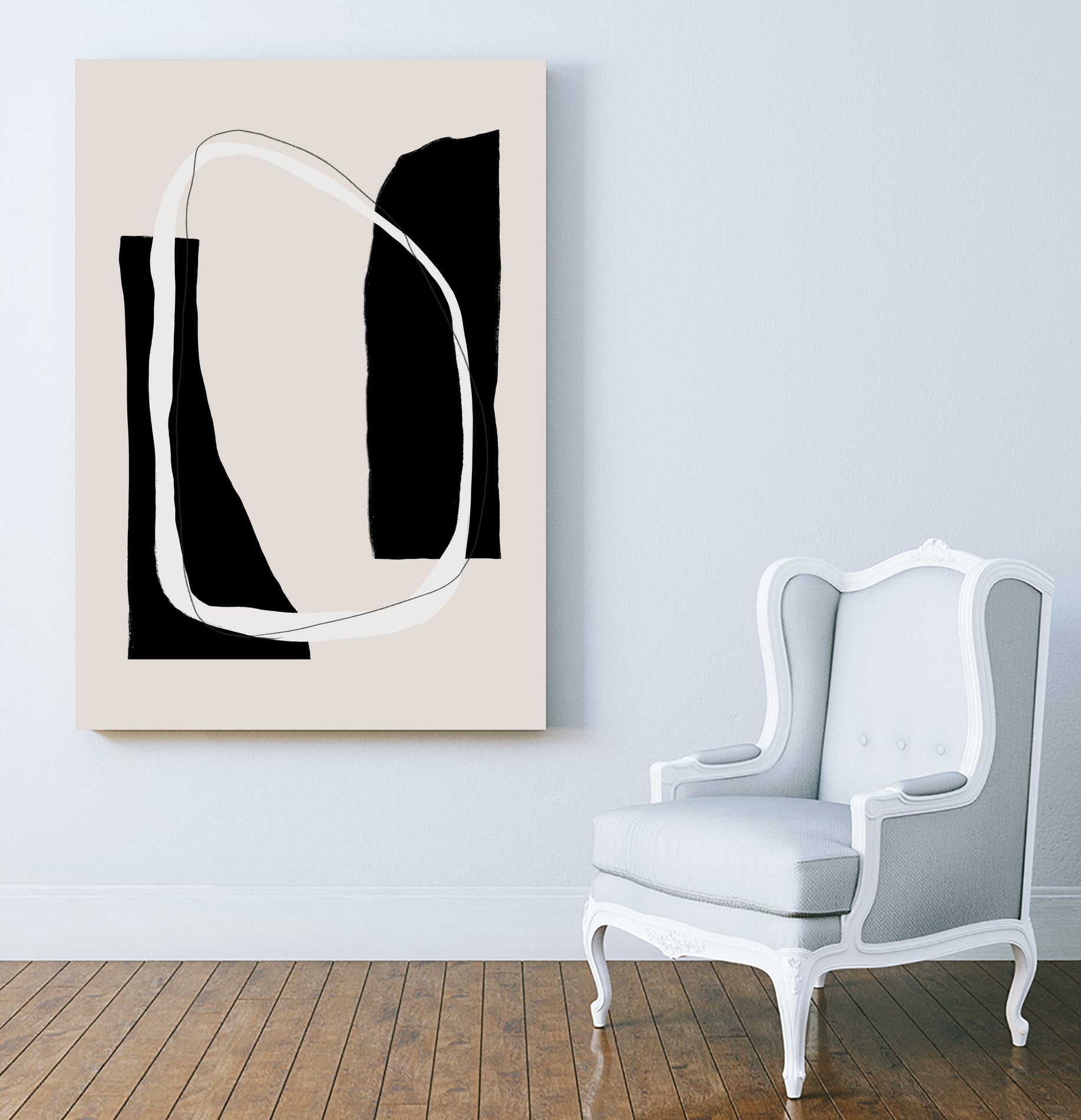 Monochrome Geometric Shapes by uplusmestudio on GIANT ART - minimalist art abstract minimalist art