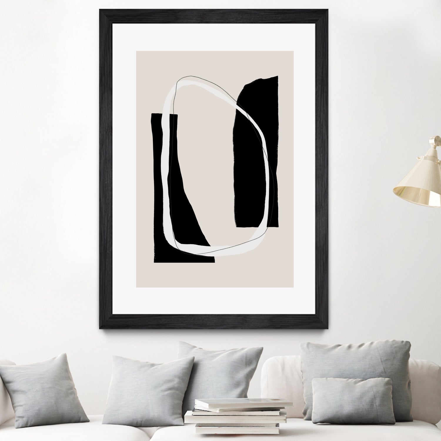 Monochrome Geometric Shapes by uplusmestudio on GIANT ART - minimalist art abstract minimalist art