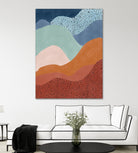 Colorful Wave Scape by Elena Ristova on GIANT ART - abstract abstract
