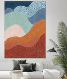 Colorful Wave Scape by Elena Ristova on GIANT ART - abstract abstract