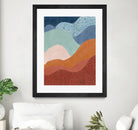 Colorful Wave Scape by Elena Ristova on GIANT ART - abstract abstract