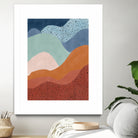 Colorful Wave Scape by Elena Ristova on GIANT ART - abstract abstract