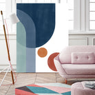 Overlapping Circles And Arches by Elena Ristova on GIANT ART - abstract abstract