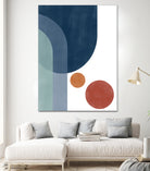 Overlapping Circles And Arches by Elena Ristova on GIANT ART - abstract abstract