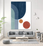 Overlapping Circles And Arches by Elena Ristova on GIANT ART - abstract abstract