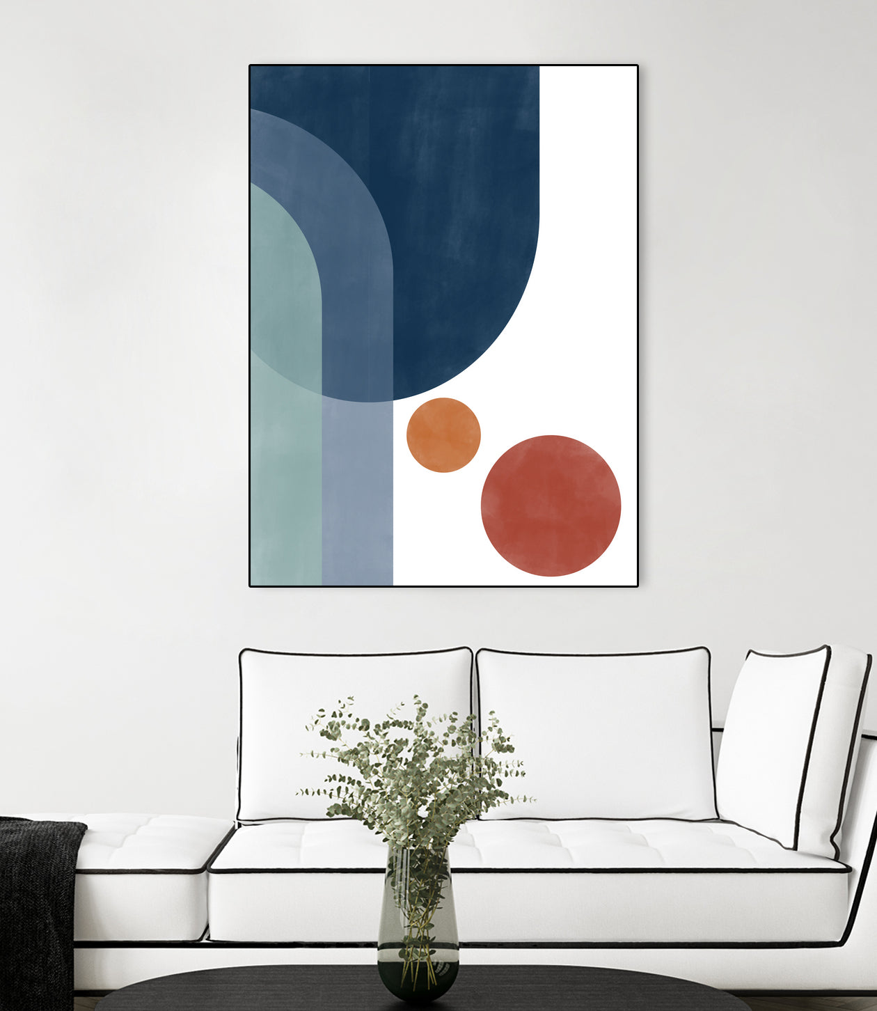 Overlapping Circles And Arches by Elena Ristova on GIANT ART - abstract abstract