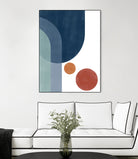 Overlapping Circles And Arches by Elena Ristova on GIANT ART - abstract abstract